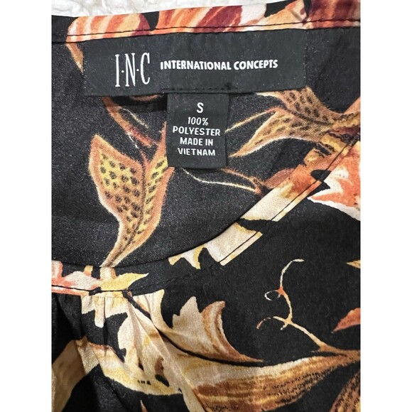 I.N.C International Concepts, Long Sleeve Polyester, Floral Top Blouse size smal - Picture 5 of 7